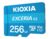 KIOXIA EXCERIA G2 256GB microSD Memory Card with Adapter – UHS Speed Class 3, Video Speed Class 30, Up to 50 MB/s Write Speed (Blue) Nintendo Switch Operation Verified with 5year Warranty – Offer World