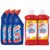 Harpic Disinfectant Toilet Cleaner Liquid, Original – 1 L (Pack of 3) | India’s # 1 Toilet Cleaner & Disinfectant Bathroom Cleaner Liquid, Lemon – 1 L (Pack of 2) | India’s # 1 Bathroom Cleaner – Offer World