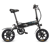 FIIDO D1 Folding Electric Bike Moped Bicycle E-bike – BLACK 7.8AH BATTERY