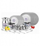 Airan Stainless Steel Dinner Set – 37 Pieces
