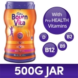 Cadbury Bournvita Chocolate Health Drink 500 gm Jar