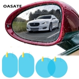 Car Rain Film Rearview Mirror Protective Film Anti Fog Membrane Anti-glare Waterproof Rainproof Car Mirror Window Clear Safer