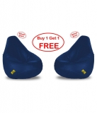 DOLPHIN Original XL BEAN BAG-BLUE -COVERS(Without Beans)