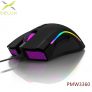 Delux M625 PMW3360 Sensor Gaming Mouse 12000DPI 12000FPS 7 Buttons RGB Backlight Optical Wired Mice with Fire Key For FPS Gamer