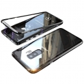 Octer Front & Back Case for Samsung Galaxy S9 Plus Magnetic Adsorption Design (Black, Dual Protection)