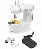Ming Hui 4 in 1 Mini Sewing Machine with Foot Pedal, Bobbins & Adapter