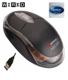 Quantum Qhm222 USB Mouse Black (Wired, Black)