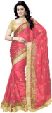 Aika  Embroidered Bollywood Satin Blend Saree