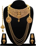 ARTS CHETAN  Copper, Brass, Crystal Jewel Set