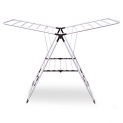 Foldable Clothes Drying Stand with Weather Resistant Frame