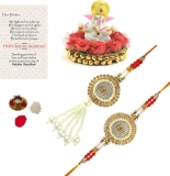 Rakhi, Chawal Roli Pack, Greeting Card, Showpiece Set
