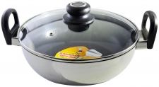 Black Diamond Kadhai Stainless Steel Nonstick Cook
