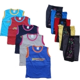 CH Fashions Kavya Cotton Multicolour Top bottom set (Pack Of 5)