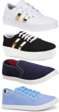 Bersache Combo pack of 4 casual sneaker loafer shoe for women. Sneakers For Women