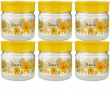 Container Set – 250 ml Plastic  (Pack of 6, Yellow)