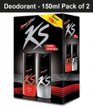 Kamasutra Deodorant Saver Pack (Spark+Rush) 150ml Each
