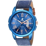Espoir Analogue Blue Dial Day and Date Men’s Boy’s Watch