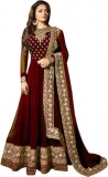 Fashion Basket Faux Georgette Embroidered Salwar Suit