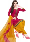 Fashion Valley Crepe Printed Salwar Suit Material