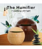USB Aroma Essential Oil Diffuser Ultrasonic Cool Mist Humidifier Air Purifier 7 Color Change LED Night light for Office Home