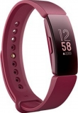 Fitbit Inspire  (Maroon Strap, Size : Regular)