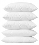 Tanishka Fabs Soft Touch Fibre Filled Pillow Set Of 5 (17×27 inch)