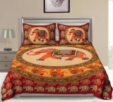 104 TC Cotton Double Animal Bedsheet