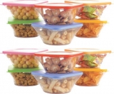 12 Pcs – 8400 ml Plastic Grocery Container, Fridge Container