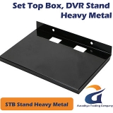 Home Black Steel Wall Mount Stand For Set Top Box/ DVD Player