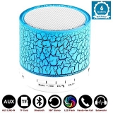 I KALL Wireless LED Bluetooth Speakers & FM Radio for All Android & iPhone Smartphones