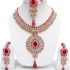 Jewels Guru  Alloy Jewel Set  (Gold, White)