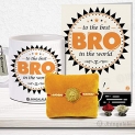 rakhi gift Aurum Designer Chawal Roli Pack Set(Rakhi::Roli Chawal)