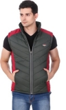 KLAXXY  Sleeveless Solid Men’s Jacket