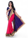 Embroidered Daily Wear Georgette Saree