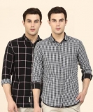 Levi’s  Men Checkered Casual Spread Shirt