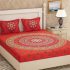 Bombay Dyeing 104 TC Cotton Double Motifs Bedsheet