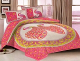 Metro Living 104 TC Cotton Double Printed Bedsheet