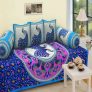 Cotton Rajasthani Tradition set of 6 Piece Cotton 1 Single Diwan Set