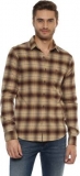 Mufti  Men Checkered Casual Spread Shirt