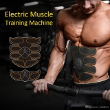 Muscle Stimulator Body Slimming Shaper Machine Abdominal Muscle Exerciser Training Fat Burning Body Building Fitness Massager