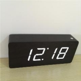 JINSUN Modern LED Alarm Clock Despertador Temperature Humidity Electronic Desktop Digital Table Clocks
