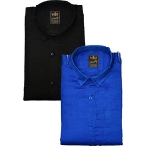 Slimfit Plain Shirt Pack of 2  by Freaky