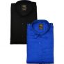 Slimfit Plain Shirt Pack of 2  by Freaky