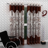 Panipat Textile Hub 150 cm (5 ft) Polyester Window Curtain