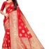 Only at Rs. 889 Woven Banarasi Cotton Silk Saree