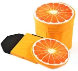 3D- CUTE CARTOON ORANGE FRUIT FOLDING STOOL