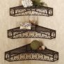 Racks set of 3 Wall Shelves & Bracket