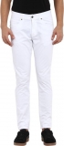 Red Tape Slim Fit Men White Trousers