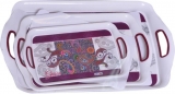 Nayasa Ruby Tray Set (Set of 3) – Pink