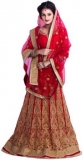 Rudra Fashion  Embroidered,  Semi Stitched Lehenga